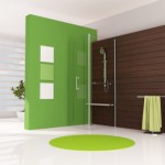 green bathroom